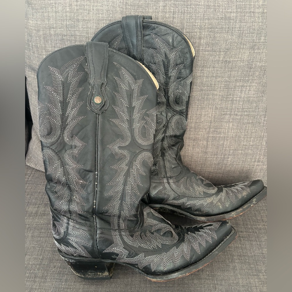 Corral Black Cowboy Boots